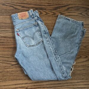 Levi's Classic Blue Denim Jeans